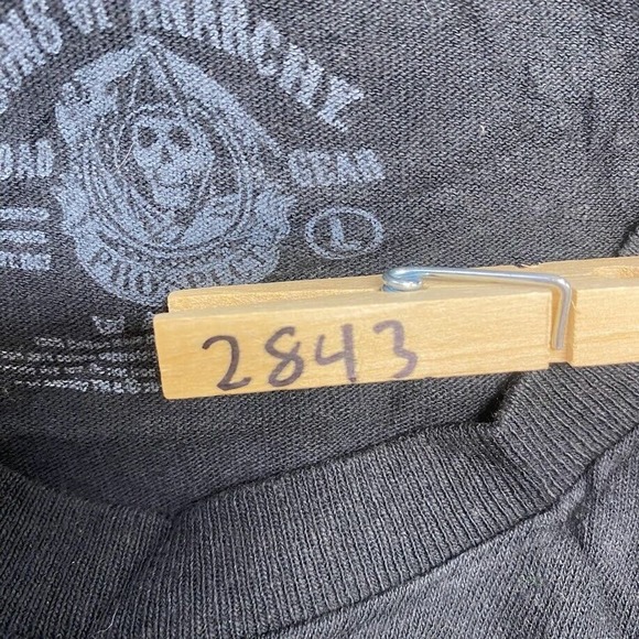 Sons Of Anarchy Graphic Tee Thrifted Vintage Style Size L - Picture 8 of 8